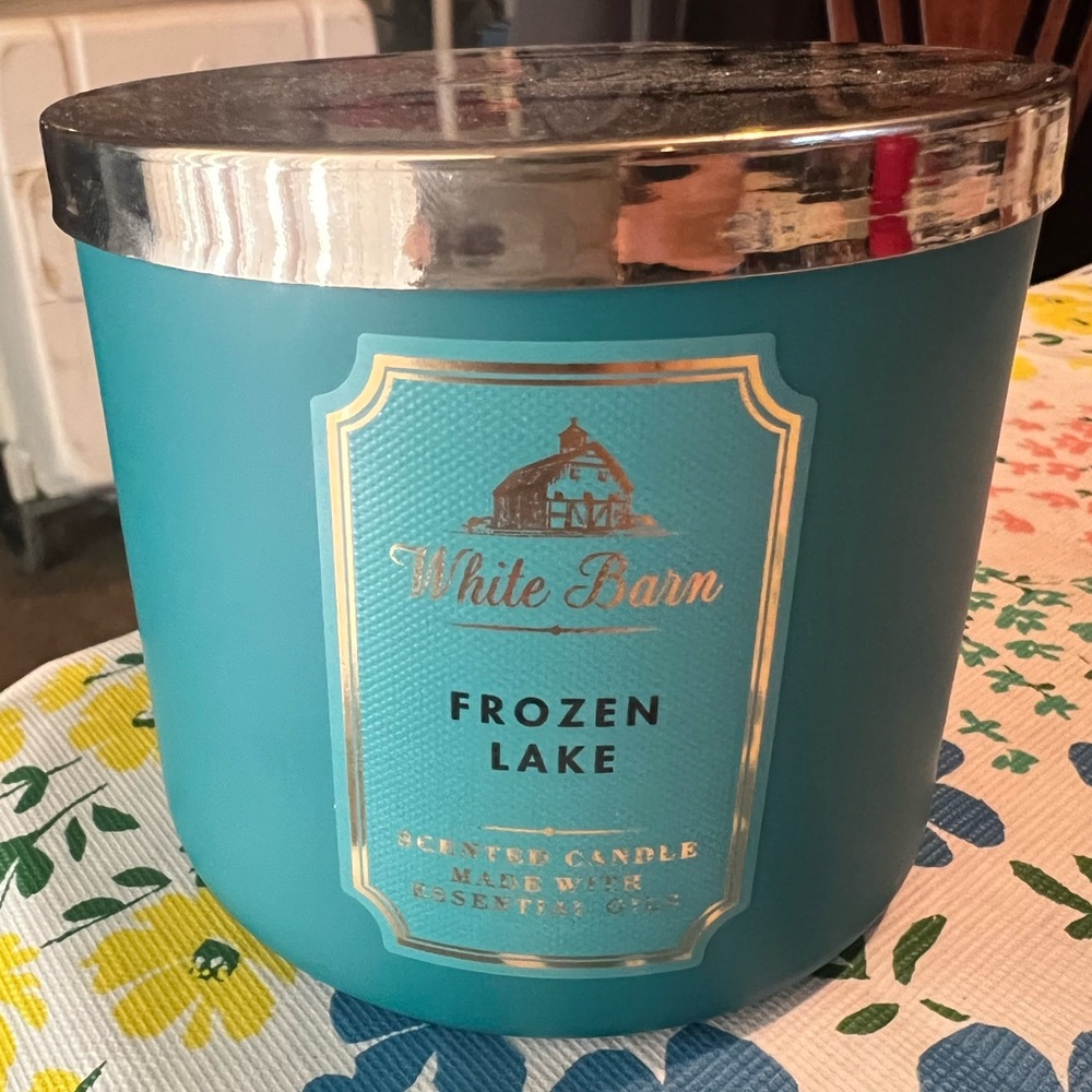 *SOLD* Frozen Lake 3-wick candle Bath & body Works